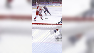 Only 5 centimeters away from the GOAL! #KHL.