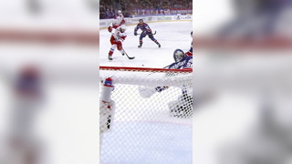 Only 5 centimeters away from the GOAL! #KHL.