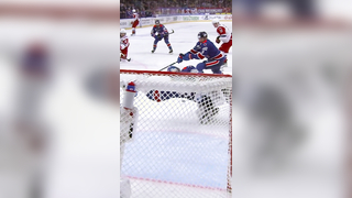 Only 5 centimeters away from the GOAL! #KHL.