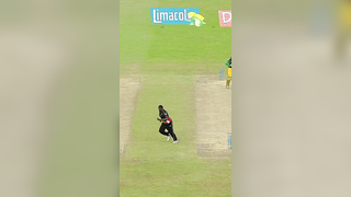 Rahkeem Cornwall's AMAZING catch off Chris Gayle!