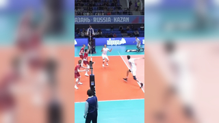 Volvich Thunder: Artem Volvich's Explosive Volleyball Spike for Zenit Kazan in the Russian Super League