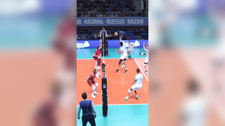 Volvich Thunder: Artem Volvich's Explosive Volleyball Spike for Zenit Kazan in the Russian Super League