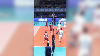 Volvich Thunder: Artem Volvich's Explosive Volleyball Spike for Zenit Kazan in the Russian Super League