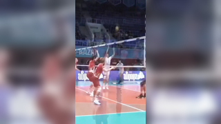 Volvich Thunder: Artem Volvich's Explosive Volleyball Spike for Zenit Kazan in the Russian Super League