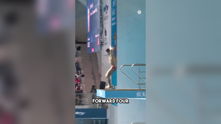 Jian Yang Secures Victory in the 10m Platform Diving Event!
