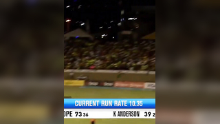 Boundary Blitz: Scoring a Century with Every Ball off Rahkeem Cornwall's Over!