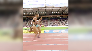 Unstoppable Queen: 12.58 Seconds of Hurdling Majesty!⚡️ #DiamondLeague #Throwback #Hurdles #Shorts