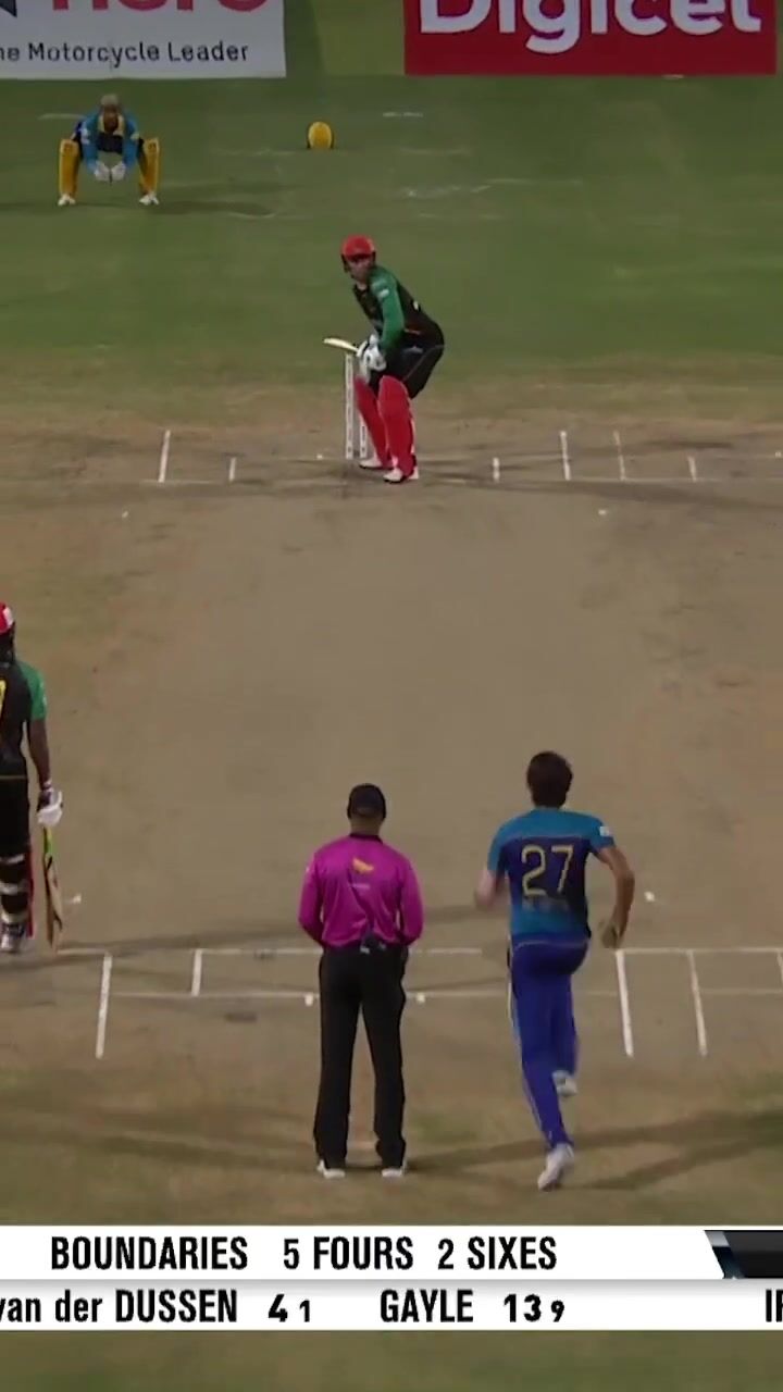 Intimidating! 7'1" Bowler Sends Rocket Down the Pitch!