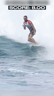 Proud Moment for Portugal! Frederico Morais Shocks World No. 1 at Hurley Pro Sunset Beach