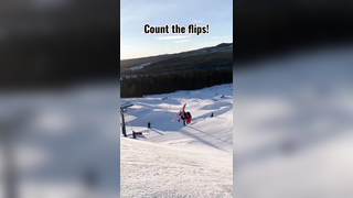 15-Year-Old Theo Thoren Stuns with Quad Backflips