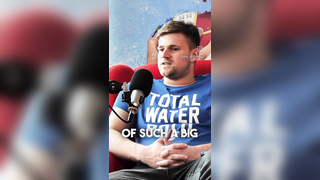 Candid Moment with Water Polo Player: Surprised by Fan Base!