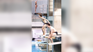 Mesmerizing Men's Synchronized Springboard Diving Duos