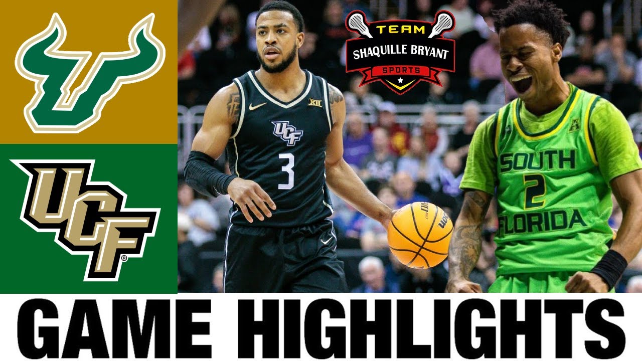 UCF vs South Florida Highlights | NCAA Men's Basketball | 2024 College Basketball