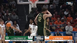 Colorado State vs Virginia - First Four NCAA tournament extended highlights