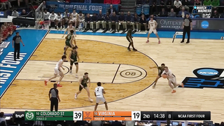 Colorado State vs Virginia - First Four NCAA tournament extended highlights