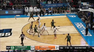 Colorado State vs Virginia - First Four NCAA tournament extended highlights