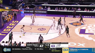 LSU vs North Texas Highlights | NCAA Men's Basketball | 2024 College Basketball