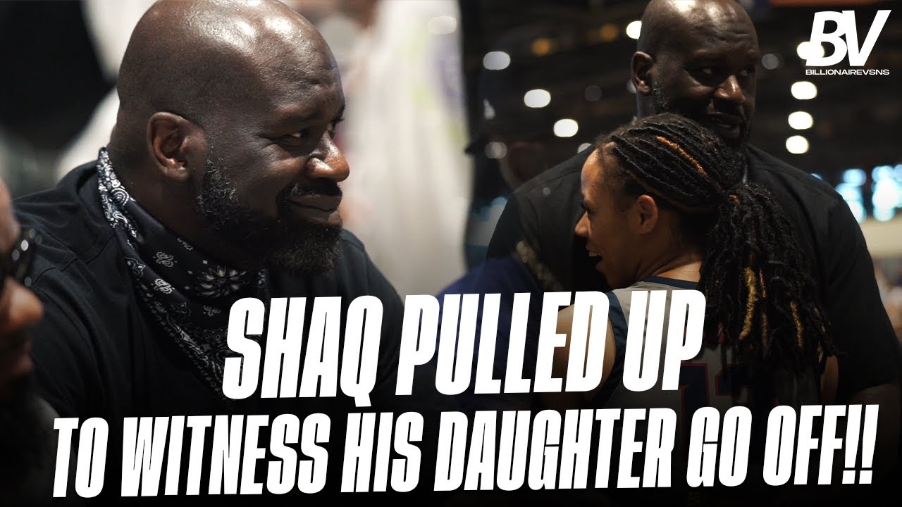 The time Shaq's daughter PROVED she was the BEST player in the family! Shaq pulls up and shows love