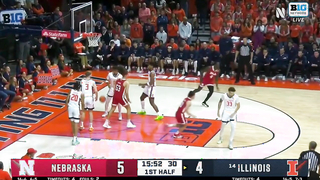 Keisei Tominaga Nebraska Cornhuskers 30 PTS 3 REB 3 AST vs Illinois Fighting Illini