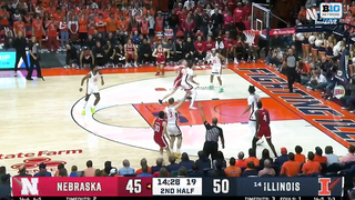 Keisei Tominaga Nebraska Cornhuskers 30 PTS 3 REB 3 AST vs Illinois Fighting Illini