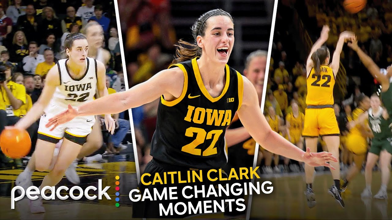 10 Most Watched Caitlin Clark Moments This Season | Journey to NCAA Women’s All-Time Scorer