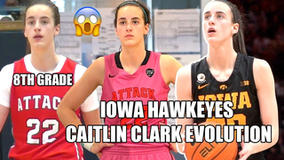 IOWA HAWKEYES CAITLIN CLARK THROUGH THE YEARS!! 8th Grade to College Star!