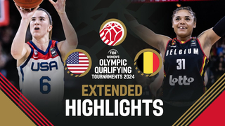 USA v Belgium | Extended Highlights | FIBA Women's OQT 2024