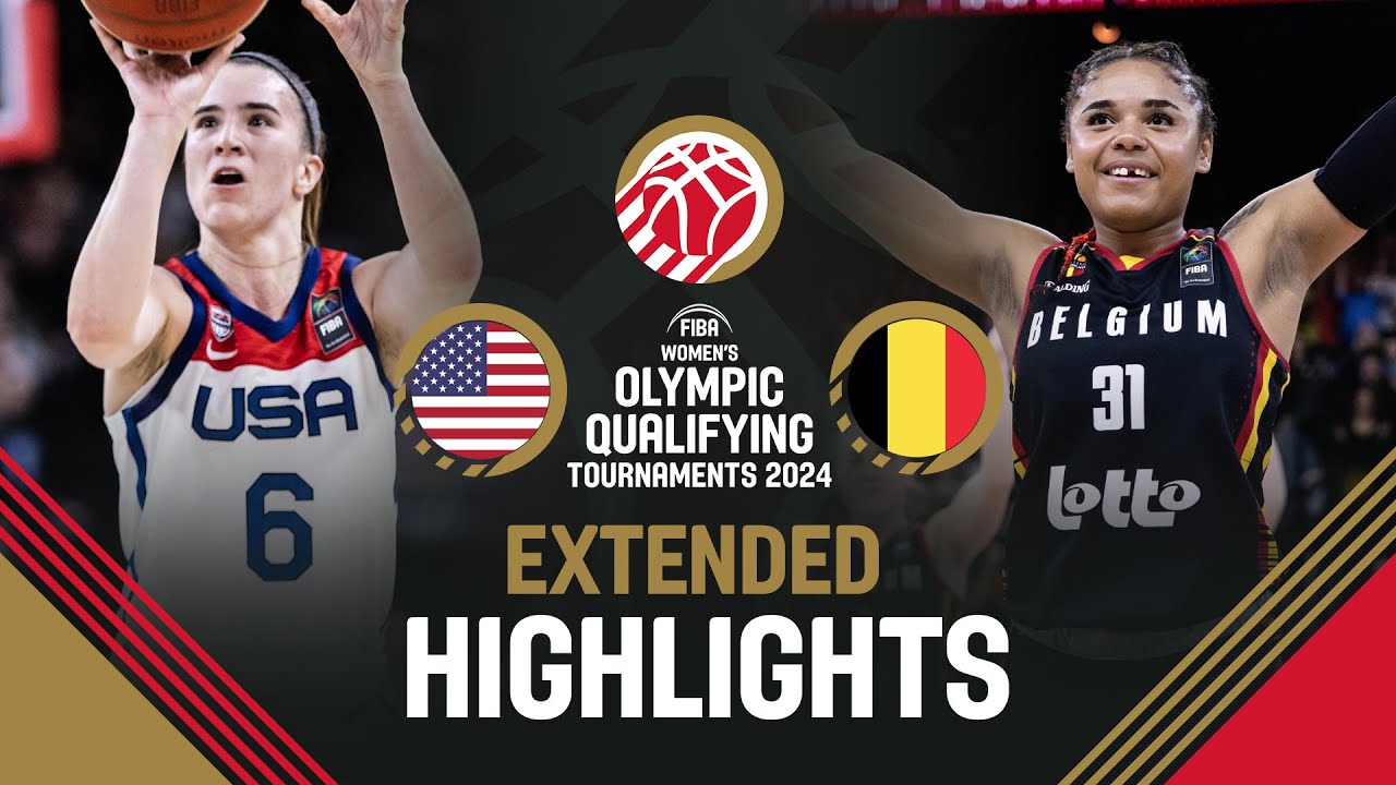 USA v Belgium | Extended Highlights | FIBA Women's OQT 2024