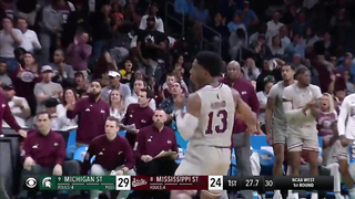 Michigan State vs. Mississippi State: First Round NCAA tournament extended highlights