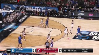 Washington State vs. Drake - First Round NCAA tournament extended highlights