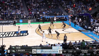 North Carolina vs. Wagner - First Round NCAA tournament extended highlights