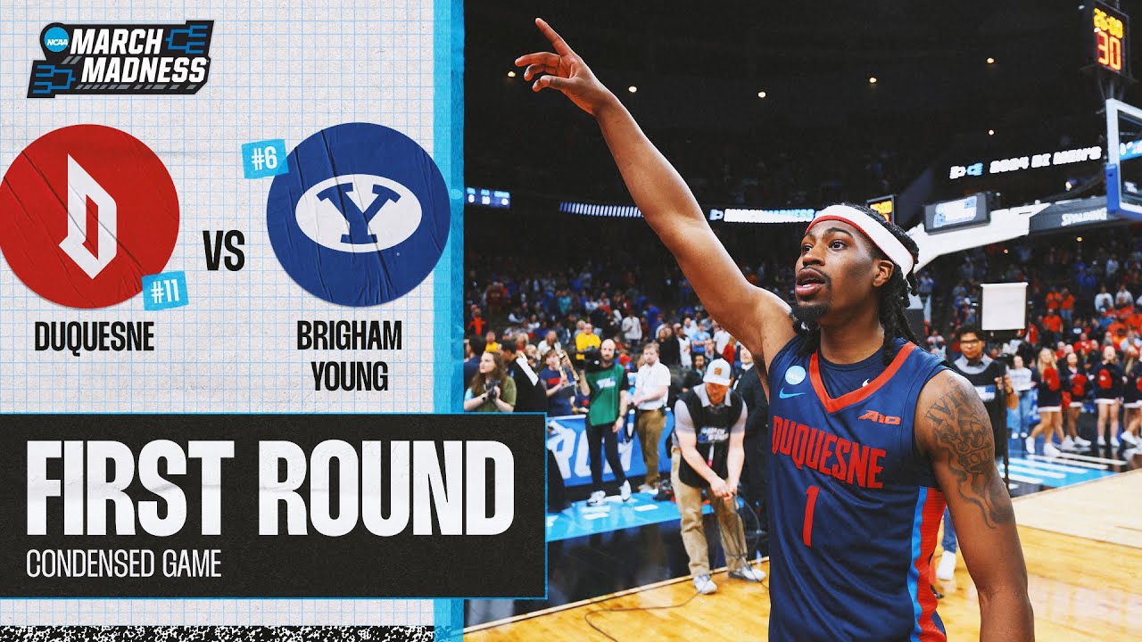 Duquesne vs. BYU - First Round NCAA tournament extended highlights