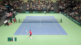 Davis Cup 2024 Qualifiers: Hungary v Germany (Fabian Marozsan v Dominik Koepfer)