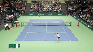 Davis Cup 2024 Qualifiers: Hungary v Germany (Fabian Marozsan v Dominik Koepfer)