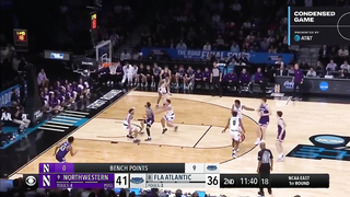 Northwestern vs. FAU - First Round NCAA tournament extended highlights