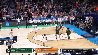 Texas vs. Colorado State - First Round NCAA tournament extended highlights