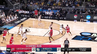 Marquette vs. Western Kentucky - First Round NCAA tournament extended highlights