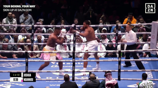 KNOCKOUT CHAOS | Anthony Joshua vs. Francis Ngannou Fight Highlights