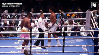 KNOCKOUT CHAOS | Anthony Joshua vs. Francis Ngannou Fight Highlights