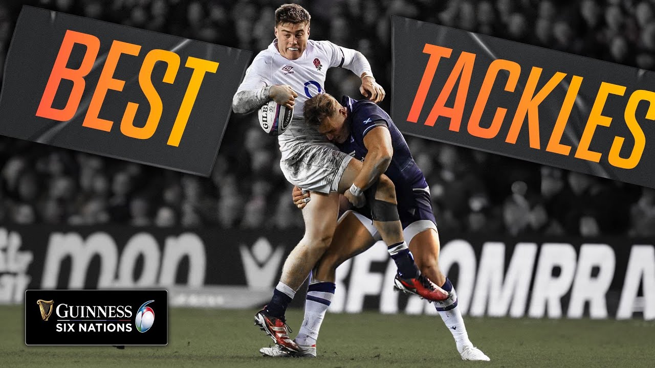 The BEST Tackles in the 2024 Guinness Six Nations!