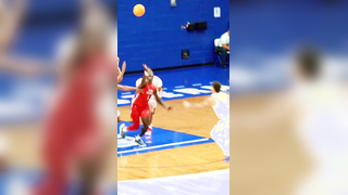 Akol Akrop nearly shut the tournament down with this missed dunk !