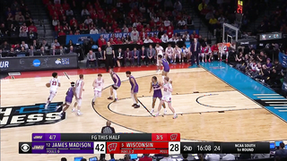 James Madison vs. Wisconsin - First Round NCAA tournament extended highlights