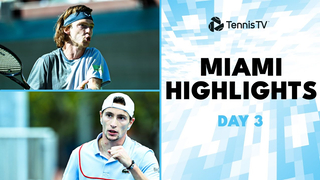 Rublev Faces Machac; Humbert and Van de Zandschulp Clash | Miami 2024 Day 3 Highlights