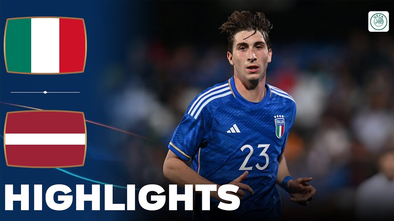Italy vs Latvia U21 Euro Qualification Highlights: 22-03-2024