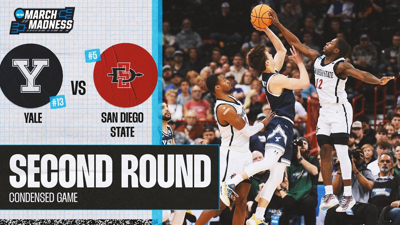 San Diego State vs. Yale: NCAA Tournament Second Round Extended Highlights