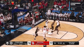 Houston vs. Texas A&M: Second Round NCAA Tournament Extended Highlights