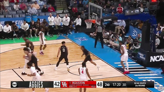Houston vs. Texas A&M: Second Round NCAA Tournament Extended Highlights