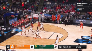 Clemson vs. Baylor - Second Round NCAA tournament extended highlights