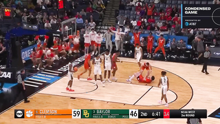 Clemson vs. Baylor - Second Round NCAA tournament extended highlights