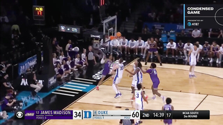Duke vs. James Madison - Second Round NCAA tournament extended highlights